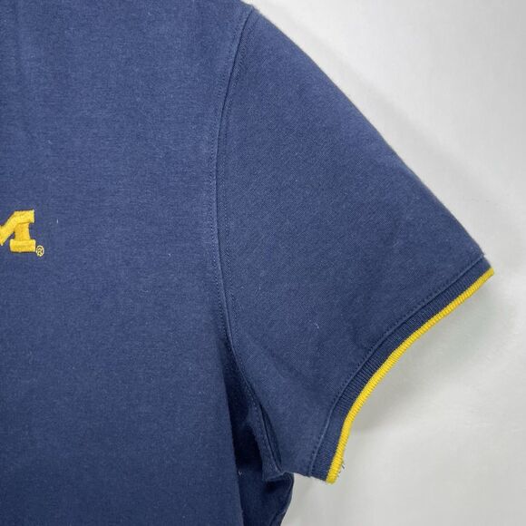 University of Michigan Wolverines Nike Team Polo Shirt Womens Size XL Blue SS - Picture 5 of 10